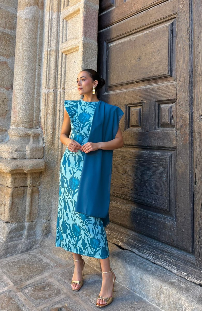Vestido Solera Azul - Imagen 6